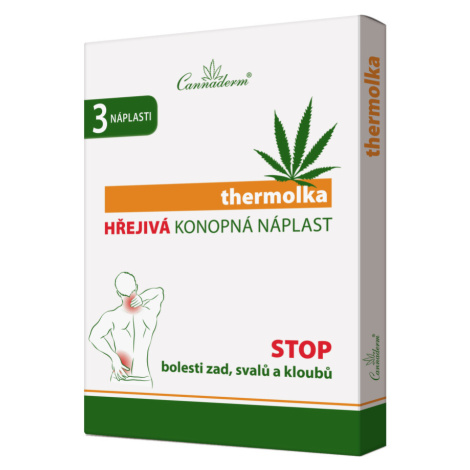 Cannaderm thermolka HŘEJIVÁ NÁPLAST NEW 3 ks Simply You Pharmaceuticals