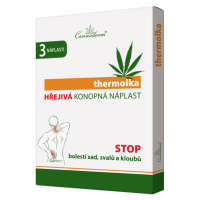 Cannaderm thermolka HŘEJIVÁ NÁPLAST NEW 3 ks