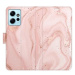 iSaprio flip pouzdro RoseGold Marble pro Xiaomi Redmi Note 12 5G