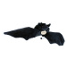 RAPPA Plyšový netopýr černý 16 cm ECO-FRIENDLY