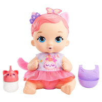 Mattel My Garden Baby miminko růžovo-fialové koťátko