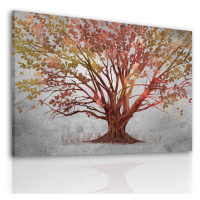 Obraz na plátně BROWN TREE různé rozměry Ludesign ludesign obrazy: 70x50 cm