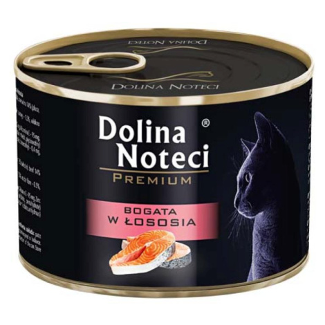 Dolina Noteci PREMIUM 185g bohaté na lososa pro kočky