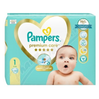 PAMPERS Premium Care 1 Newborn 2-5 kg 72ks