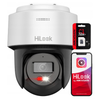 Otočná kamera HiLook Ip 4Mpx 2,8mm Ir+led reproduktor Ai Sd detekce 32GB