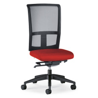 interstuhl Kancelářská otočná židle GOAL AIR, výška opěradla 545 mm, černý podstavec, s měkkými 