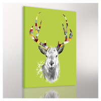 Obraz na plátně SCANDI DEER D různé rozměry Ludesign ludesign obrazy: 70x50 cm