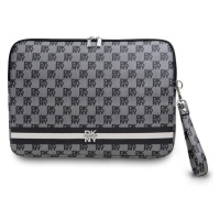 DKNY PU Leather Checkered Pattern and Stripe Obal na Notebook 16