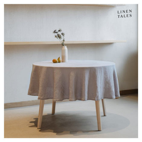 Lněný ubrus ø 150 cm – Linen Tales