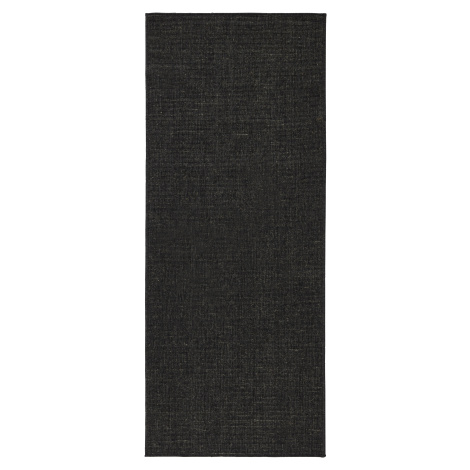 NORTHRUGS - Hanse Home koberce Běhoun Twin-Wendeteppiche 103096 black cream – na ven i na doma -