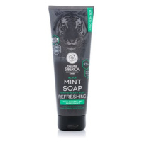 NATURA SIBERICA Men Black Mint Soap For Hair and Body 200 ml