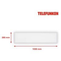 Telefunken LED panel Magic Framelight bílá CCT RGB 29x103cm