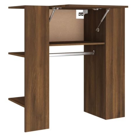 vidaXL Skříň do předsíně hnědý dub 97,5x37x99 cm kompozitní dřevo