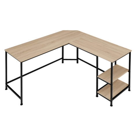 tectake 404231 psací stůl hamilton - Industrial světlé dřevo, dub Sonoma - Industrial světlé dře