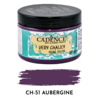 Křídová barva Cadence Very Chalky 150 ml - aubergine lilková Aladine