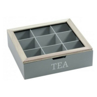 EH Box na čajové sáčky 24 x 24 x 7 cm, šedá