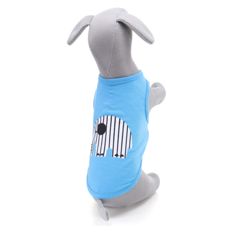 Vsepropejska Faty tričko s obrázkem pro psa Barva: Modrá, Délka zad (cm): 22, Obvod hrudníku: 31