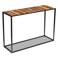 Konzolový stolek masivní recyklované dřevo 110x35x76 cm