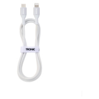 Tronic® Nabíjecí a datový kabel (zástrčka USB 2.0 typu C na Lightning®, bílá)