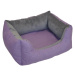 Pelíšek Deluxe fialový - malý pes - kočka