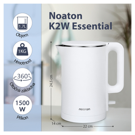 Noaton K2W Essential, rychlovarná konvice