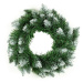 DecoKing Vánoční věnec Christmaso XII 50 cm zelený/bílý