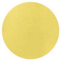 Hanse Home Collection koberce Kusový koberec Fancy 103002 Gelb - žlutý kruh Rozměry koberců: 133
