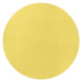 Hanse Home Collection koberce Kusový koberec Fancy 103002 Gelb - žlutý kruh Rozměry koberců: 133