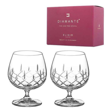 Diamante sklenice na brandy a koňak Classic 250 ml 2KS