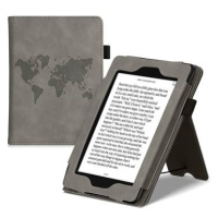 KW Mobile - Travel Outline - KW5022205 - Pouzdro pro Amazon Kindle Paperwhite 4 (2018) - šedé