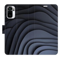 iSaprio Flip pouzdro Dark Waves pro Xiaomi Redmi Note 10 / Note 10S