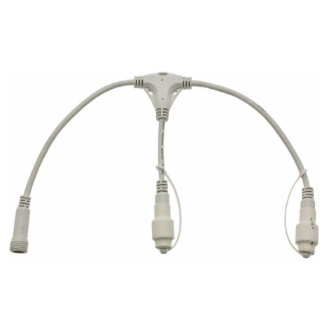 Xmas King XmasKing T rozbočovací kabel pro LED vánoční osvětlení PROFI 2-pin, bílá