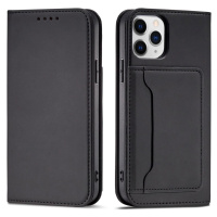 Magnet Card Case pro iPhone 12 Pro pouzdro na karty peněženka držák karet černá