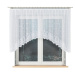 Dekorační oblouková krátká záclona na žabky KAROLINA 120 bílá 300x120 cm MyBestHome
