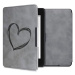 KW Mobile - Brushed Heart - KW4974707 - pouzdro pro Amazon Kindle Paperwhite 1/2/3 - šedé