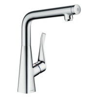 Dřezová baterie Hansgrohe Metris s otočným ramínkem chrom 14785000