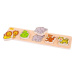 Bigjigs Toys Dřevěné vkládací puzzle safari