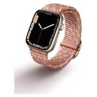 UNIQ Aspen Designer Edition řemínek pro Apple Watch 41/40/38mm Citrus Pink