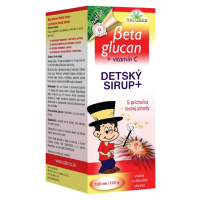 NATURES Beta glucan DETSKÝ SIRUP+ lesná jahoda 100 ml