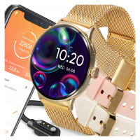 Chytré Hodinky Dámské Hodinky Pl Menu Upozornění Hovory Smart Watch 3 Řemínky