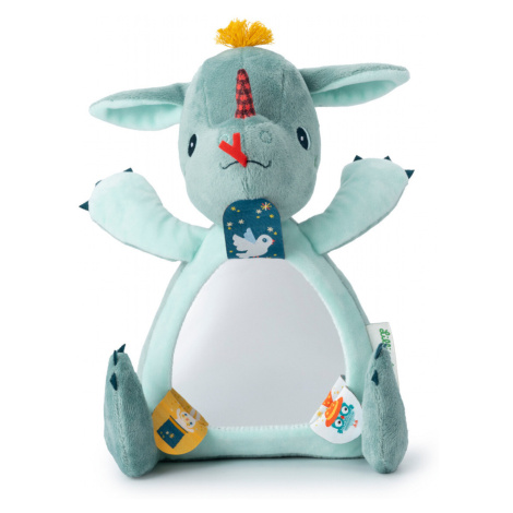 Lilliputiens textilní hračka se zrcátkem - dráček Joe