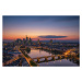 Fotografie Frankfurt Skyline at sunset, Robin Oelschlegel, 40 × 26.7 cm