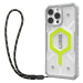 UAG Pathfinder Clear Magsafe kryt iPhone 16 Pro Max Active Neon Lanyard