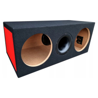 Bassreflexový subwoofer 2x25cm Mdf BassTon