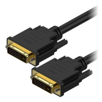 AlzaPower DVI-D Dual Link 2m černý