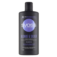 Syoss šampon Blonde & Silver pro zesvětlené, blond a šedé vlasy 440ml