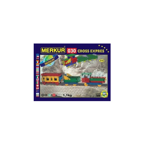 Stavebnice MERKUR 030 Cross expres - 10 modelů, 310ks
