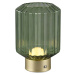 Stmívatelná LED stolní lampa v zelené a zlaté barvě se skleněným stínidlem (výška 19,5 cm) Lord 