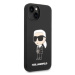 Karl Lagerfeld KLHMP14MSNIKBCK hard silikonové pouzdro iPhone 14 PLUS 6.7" black Silicone Ikonik