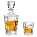 Crystal Bohemia ZIG ZAG whisky set (1+6)